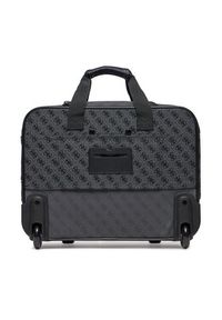 Guess Walizka kabinowa TMNAST P5143 Czarny. Kolor: czarny. Materiał: materiał #5
