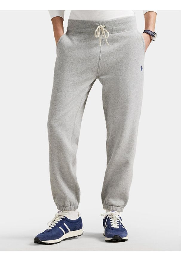 Polo Ralph Lauren Spodnie dresowe 710793939002 Szary Relaxed Fit. Kolor: szary. Materiał: syntetyk, bawełna