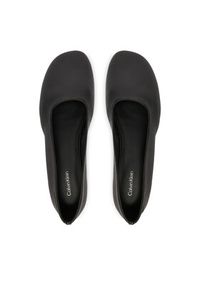 Calvin Klein Baleriny Round Ballerina Lth HW0HW02943 Czarny. Kolor: czarny. Materiał: skóra #2