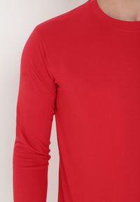 Born2be - Czerwona Bluzka Ideld. Kolor: czerwony. Materiał: dzianina. Długość rękawa: długi rękaw. Wzór: jednolity. Styl: klasyczny #7