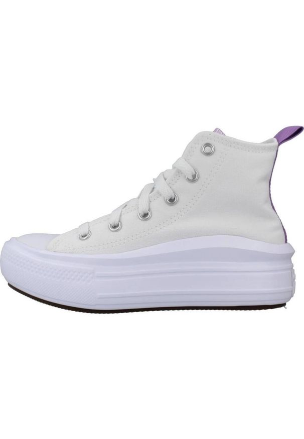 Converse - Buty CONVERSE Chuck Taylor All Star Move Platform Biały. Okazja: na co dzień. Kolor: biały. Obcas: na platformie. Model: Converse All Star