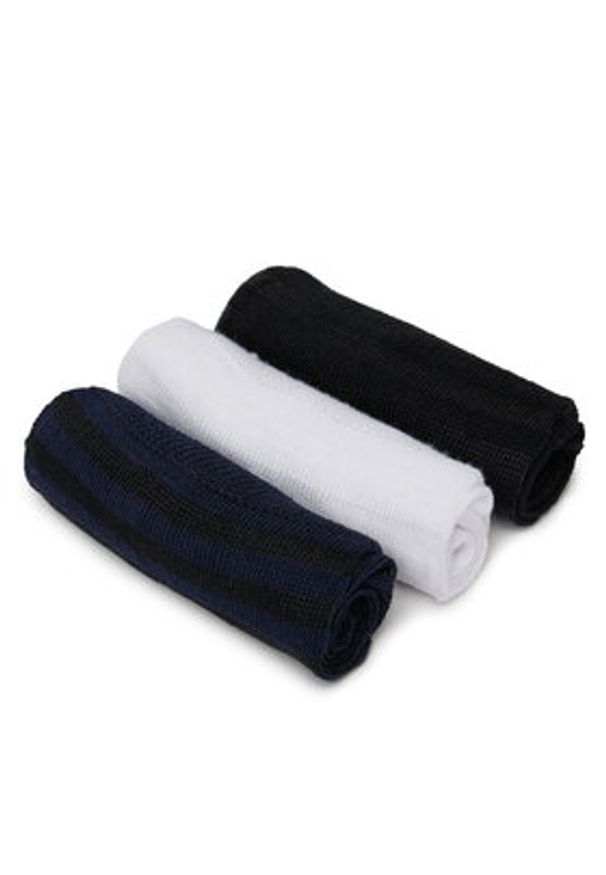 Nine West Zestaw 3 par wysokich skarpet damskich KR_NW_URBAN_Z_SS25 (3 PACK) Kolorowy. Materiał: materiał, bawełna. Wzór: kolorowy