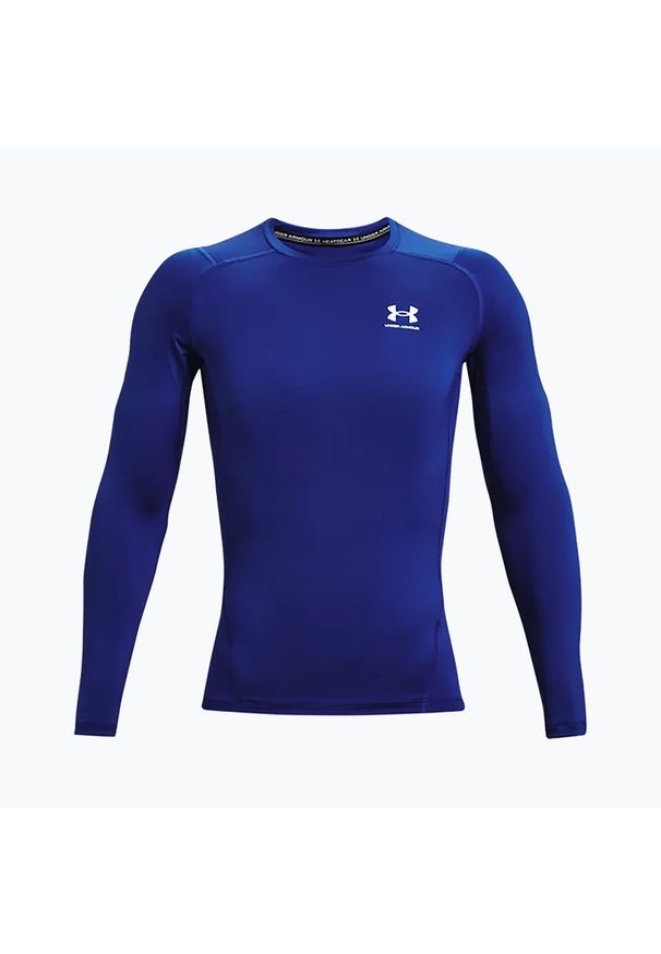 Koszulka fitness męska Under Armour Ua Hg Armour Comp LS z długim rękawem. Kolor: niebieski. Długość rękawa: długi rękaw. Długość: długie. Sport: fitness