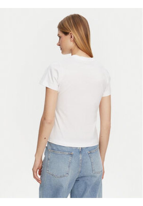 Guess T-Shirt V5GI03 I3Z14 Biały Regular Fit. Kolor: biały. Materiał: bawełna