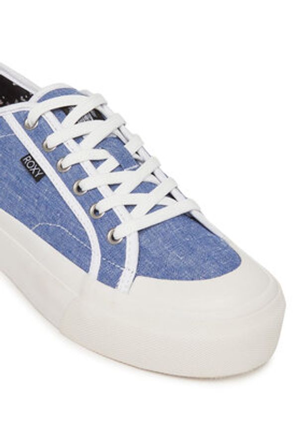 Roxy Trampki ARJS700168 Niebieski. Kolor: niebieski. Materiał: materiał