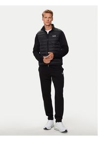 EA7 Emporio Armani Bezrękawnik 8NPQ06 PNGPZ 1200 Czarny Regular Fit. Kolor: czarny. Materiał: syntetyk. Długość rękawa: bez rękawów