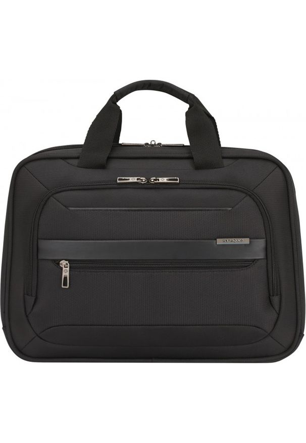 Samsonite Vectura Evo Shuttle 15.6" czarny. Kolor: czarny. Materiał: materiał. Styl: elegancki