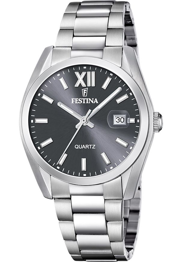 Zegarek męski Festina F20707-3 srebrny. Kolor: srebrny