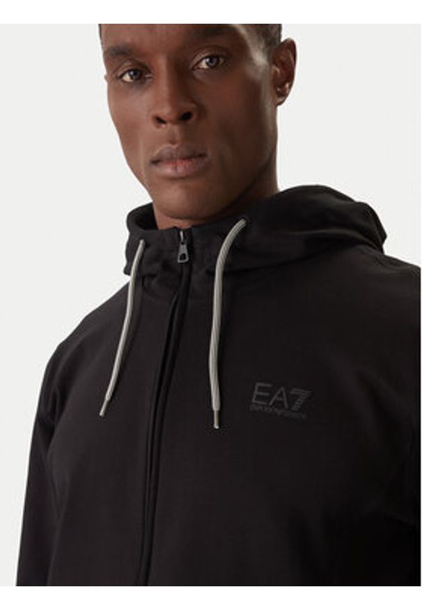 EA7 Emporio Armani Dres 7M000236 AF13512 UC001 Czarny Regular Fit. Kolor: czarny. Materiał: bawełna