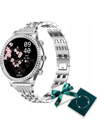 Smartwatch Manta Smartwatch damski Manta Diamond Lusso srebrny + bransoletka YES. Rodzaj zegarka: smartwatch. Kolor: srebrny