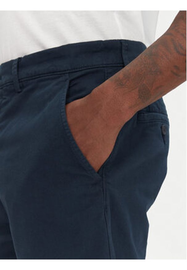Pepe Jeans Szorty materiałowe PM801181 Granatowy Regular Fit. Kolor: niebieski. Materiał: bawełna