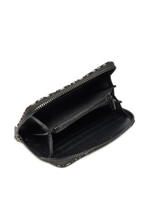 Pepe Jeans Duży Portfel Damski Jacquard PL070261 Czarny. Kolor: czarny. Materiał: materiał