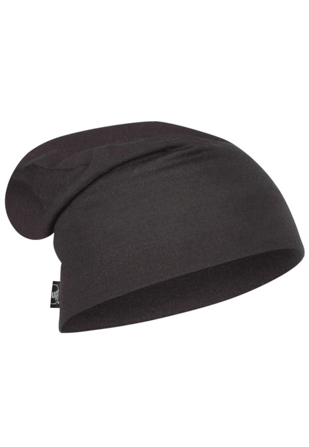 Czapka dla dorosłych Buff Merino Heavyweight Beanie. Kolor: czarny. Materiał: wełna. Styl: sportowy