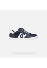 Geox - Buty GEOX J GISLI BOY Niebieski. Okazja: na co dzień. Kolor: niebieski, biały, wielokolorowy. Materiał: syntetyk, tkanina