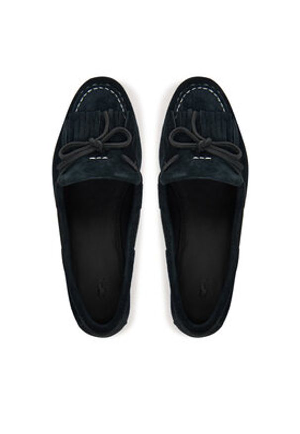 Polo Ralph Lauren Loafersy 818942648001 Czarny. Kolor: czarny. Materiał: skóra, zamsz