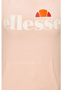 Ellesse - Bluza. Okazja: na co dzień. Typ kołnierza: kaptur. Kolor: różowy. Materiał: bawełna, poliester, dzianina. Długość rękawa: długi rękaw. Długość: długie. Wzór: nadruk. Styl: casual #4