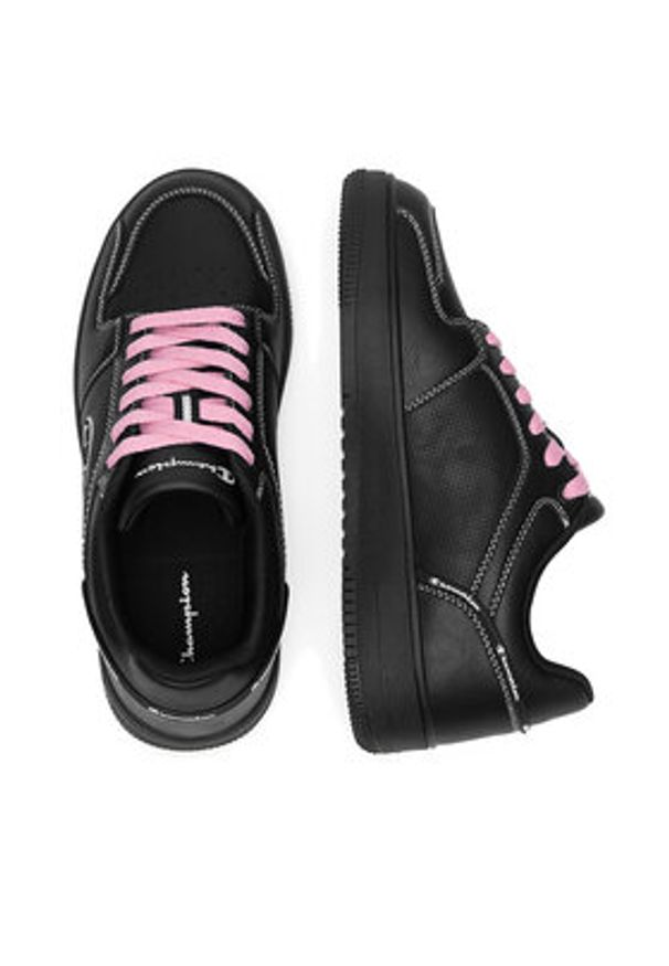 Champion Sneakersy RD18 2.0 LOW S11470-KK010 Czarny. Kolor: czarny. Materiał: skóra