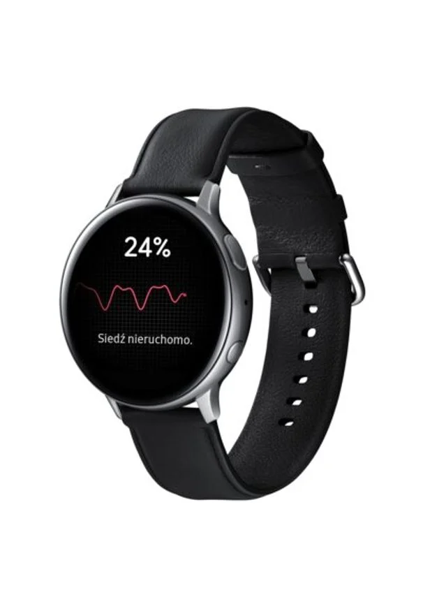 Smartwatch SAMSUNG Galaxy Watch Active 2 SM-R820N 44mm Stal Nierdzewna Srebrny. Rodzaj zegarka: smartwatch. Kolor: srebrny. Materiał: skóra. Styl: elegancki