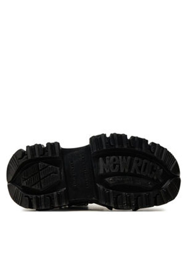 NEW ROCK Sneakersy M-TANK106-C2 Czarny. Kolor: czarny. Materiał: skóra