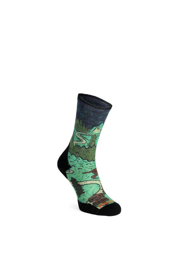 Skarpety do biegania Smartwool Trail Run Targeted Cushion. Kolor: zielony. Sport: bieganie