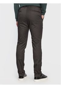 Sisley Spodnie materiałowe 4A8YSF01N Szary Slim Fit. Kolor: szary. Materiał: bawełna