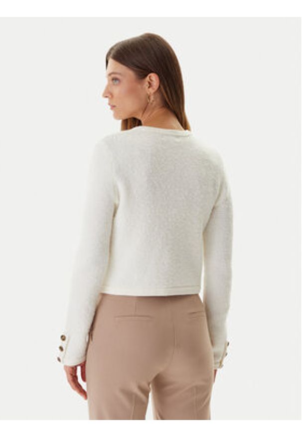 Guess Kardigan W5BR0A Z4040 Écru Slim Fit. Materiał: syntetyk