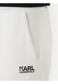 Karl Lagerfeld - KARL LAGERFELD Szorty sportowe 705783 562917 Biały Regular Fit. Kolor: biały. Materiał: bawełna. Styl: sportowy #4