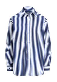 Polo Ralph Lauren Koszula 211968218001 Granatowy Oversize. Typ kołnierza: polo. Kolor: niebieski. Materiał: bawełna #5