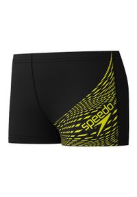 Kąpielówki chłopięce spodenki kąpielowe Speedo Medley Logo. Kolor: czarny, wielokolorowy, żółty
