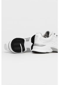 BOSS - Boss Buty skórzane kolor biały. Nosek buta: okrągły. Zapięcie: sznurówki. Kolor: biały. Materiał: skóra #4
