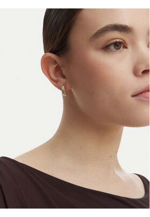 Guess Kolczyki JUBE06 183JW Złoty. Materiał: metalowe. Kolor: złoty