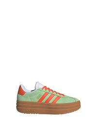 Adidas - Buty VL Court Bold Lifestyle Kids. Kolor: pomarańczowy, biały, wielokolorowy, zielony