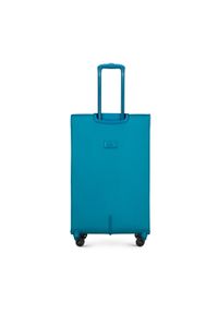 Wittchen - Duża walizka miękka jednokolorowa turkusowa. Kolor: turkusowy. Materiał: poliester. Styl: elegancki #3