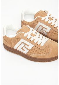 Balmain - Sneakersy damskie skórzane Swan BALMAIN. Materiał: skóra #5