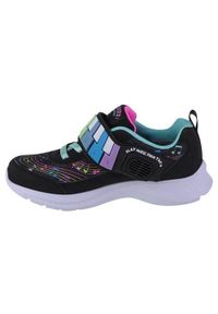 skechers - Buty do chodzenia dla dzieci Skechers Jumpsters 2.0 Skech Tunes. Zapięcie: rzepy. Kolor: czarny. Materiał: materiał. Szerokość cholewki: normalna. Sport: turystyka piesza