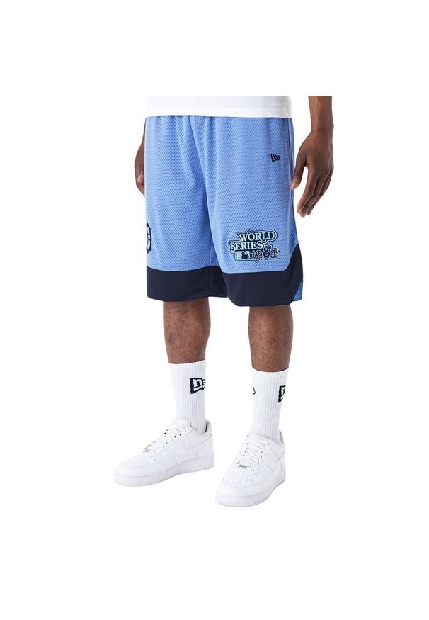 New Era - Szorty Tigers MLB World Series. Kolor: niebieski. Długość: krótkie. Sezon: lato