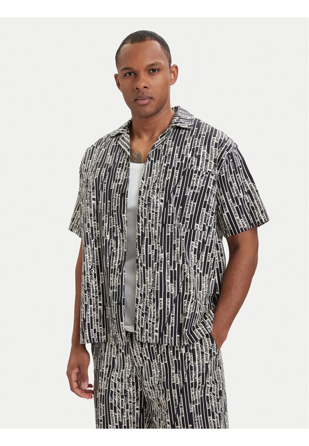 Karl Lagerfeld Jeans Koszula B2M16011 Czarny Regular Fit. Kolor: czarny. Materiał: bawełna