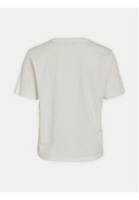 Vila T-Shirt Sybil 14097443 Biały Regular Fit. Kolor: biały. Materiał: bawełna #7