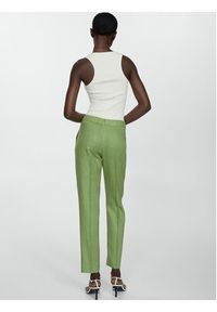 mango - Mango Chinosy Tempoli 67027113 Zielony Slim Fit. Kolor: zielony. Materiał: len #2