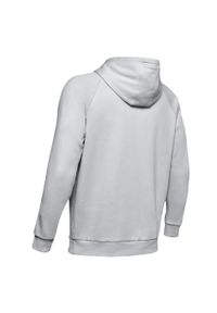Under Armour - Męska Bluza Polarowa Z Logo Rival. Kolor: szary. Materiał: polar