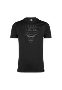 Koszulka męska New Era NOS NBA Regular Tee Chicago Bulls. Kolor: czarny