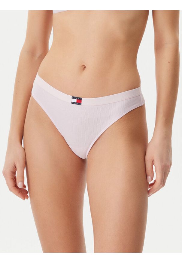 TOMMY HILFIGER - Tommy Hilfiger Komplet 3 par stringów UW0UW05641 Kolorowy. Materiał: bawełna. Wzór: kolorowy