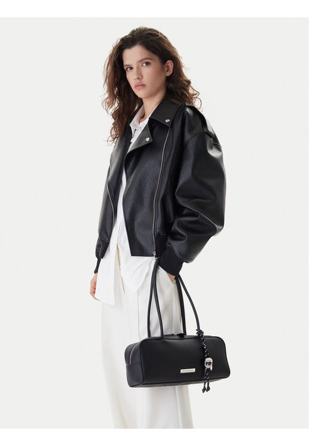 Karl Lagerfeld - KARL LAGERFELD Torebka B1W30005 Czarny. Kolor: czarny. Materiał: skórzane
