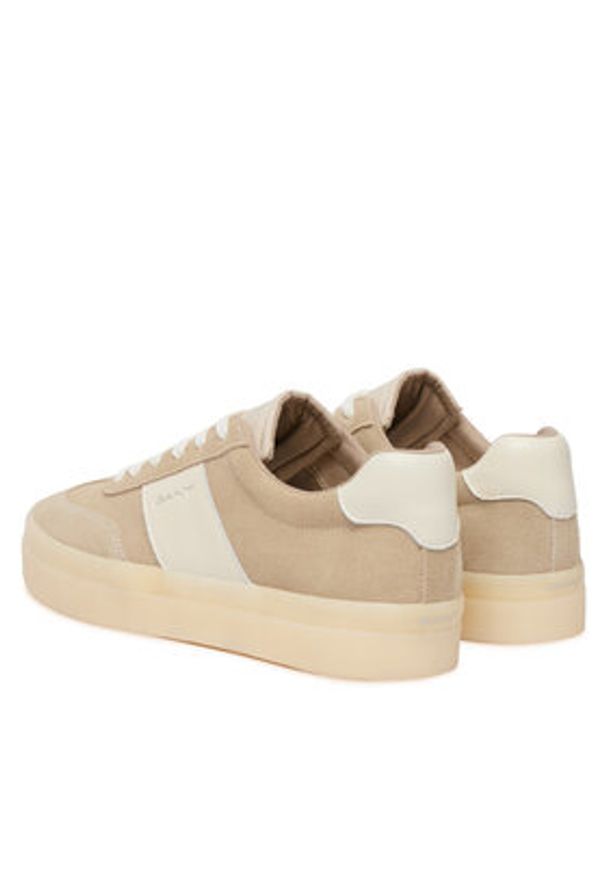 GANT - Gant Sneakersy 32533168 Beżowy. Kolor: beżowy. Materiał: skóra, zamsz