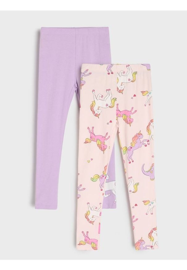 Sinsay - Legginsy 2 pack - wielobarwny