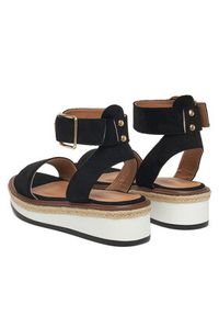 DeeZee Espadryle WS091-01 Czarny. Kolor: czarny. Materiał: materiał