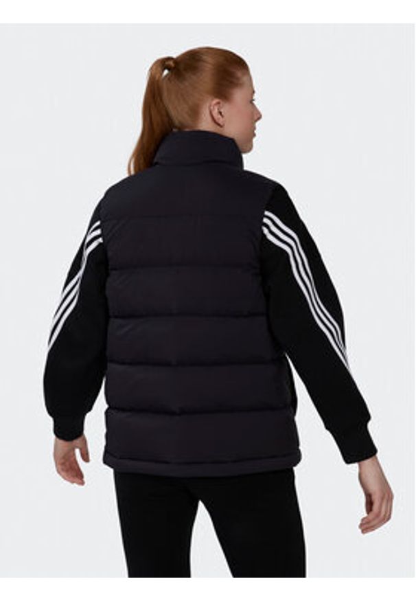 Adidas - adidas Bezrękawnik Helionic Down Vest HG6280 Czarny Regular Fit. Kolor: czarny. Materiał: syntetyk. Długość rękawa: bez rękawów