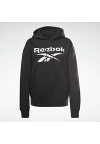 Reebok - Bluza na co dzień damska REEBOK ciepła z kapturem. Typ kołnierza: kaptur. Kolor: czarny #2