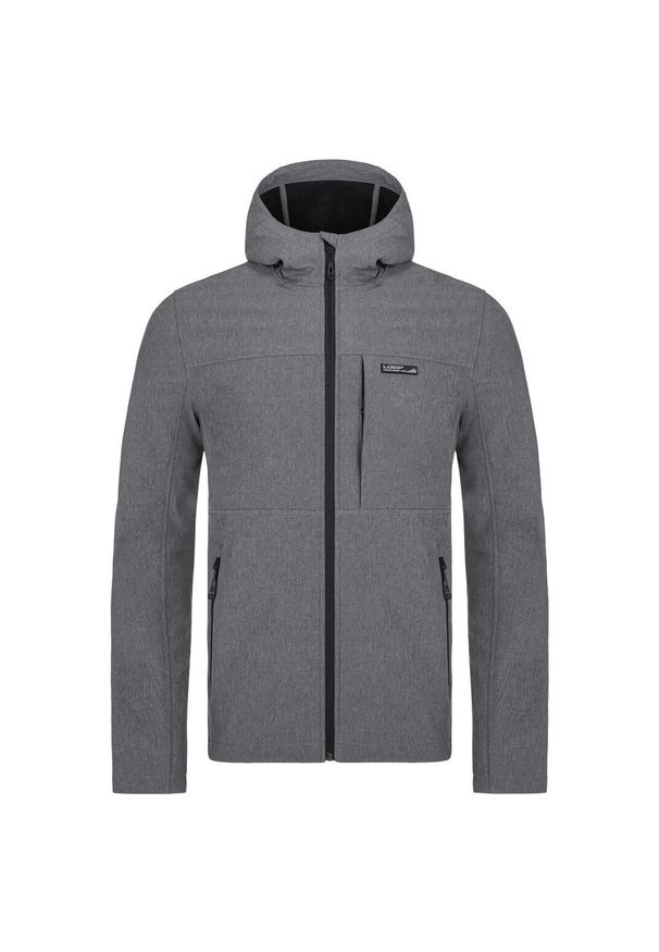 GLOMEX - Kurtka Softshell Loap Luskan Męska 2XL – Wodoodporna i Oddychająca. Kolor: czarny. Materiał: softshell