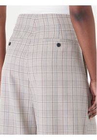 BOSS Spodnie materiałowe Telda1 50553949 Beżowy Oversize. Kolor: beżowy. Materiał: wełna #3